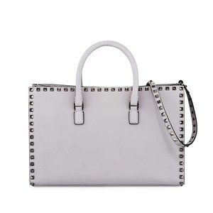 Valentino Rockstud Top Handle Tote Bag